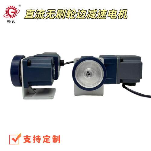 48V400W 直流无刷轮边速电机 AGV 巡检车 485 通讯转向驱动定制