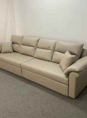 功发能大组合科技布沙床客厅多大户型四人位可折叠用ASA两沙发床