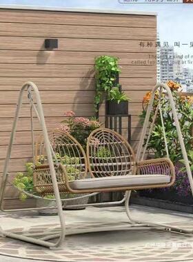家用吊椅人阳台秋千室秋内单吊椅千MEO客厅吊篮床双人吊网红可爱