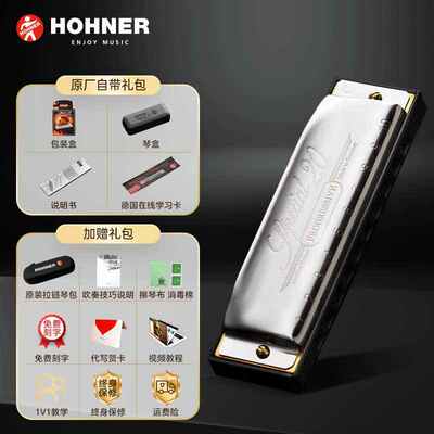 HOHNER和来SP20布鲁斯口琴10孔德国进口和莱十孔Special20初学者