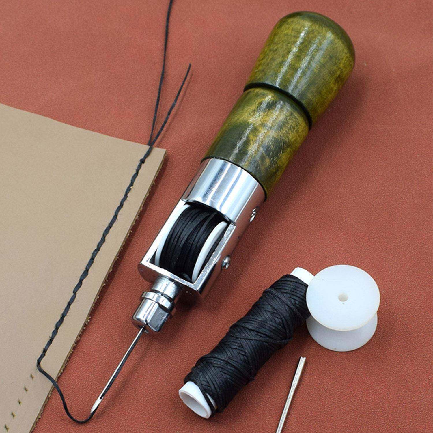 皮革手缝器手缝机手工diy缝线器皮针线修鞋补鞋锥子皮具缝纫机