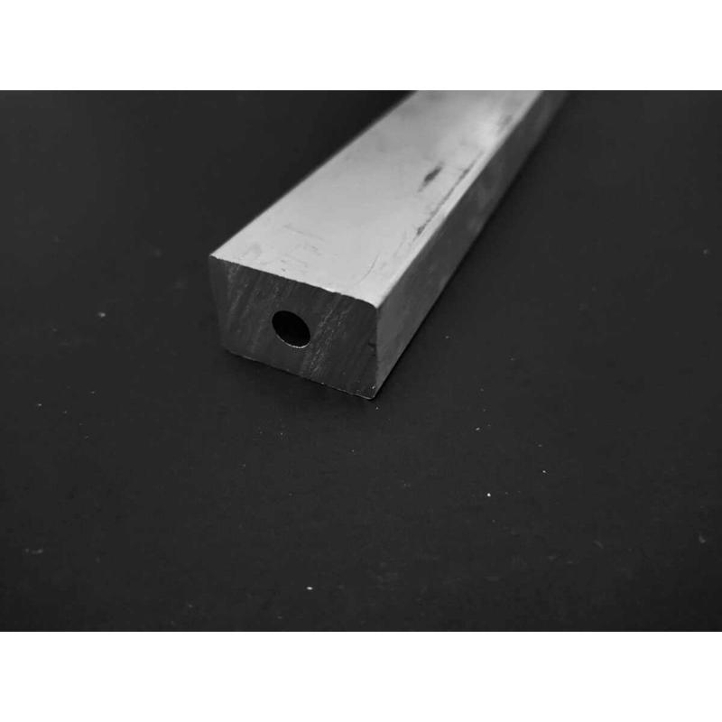 有现货 27.2*18.2*6.5孔  铝合金方管方形单孔 铝型材铝管铝棒