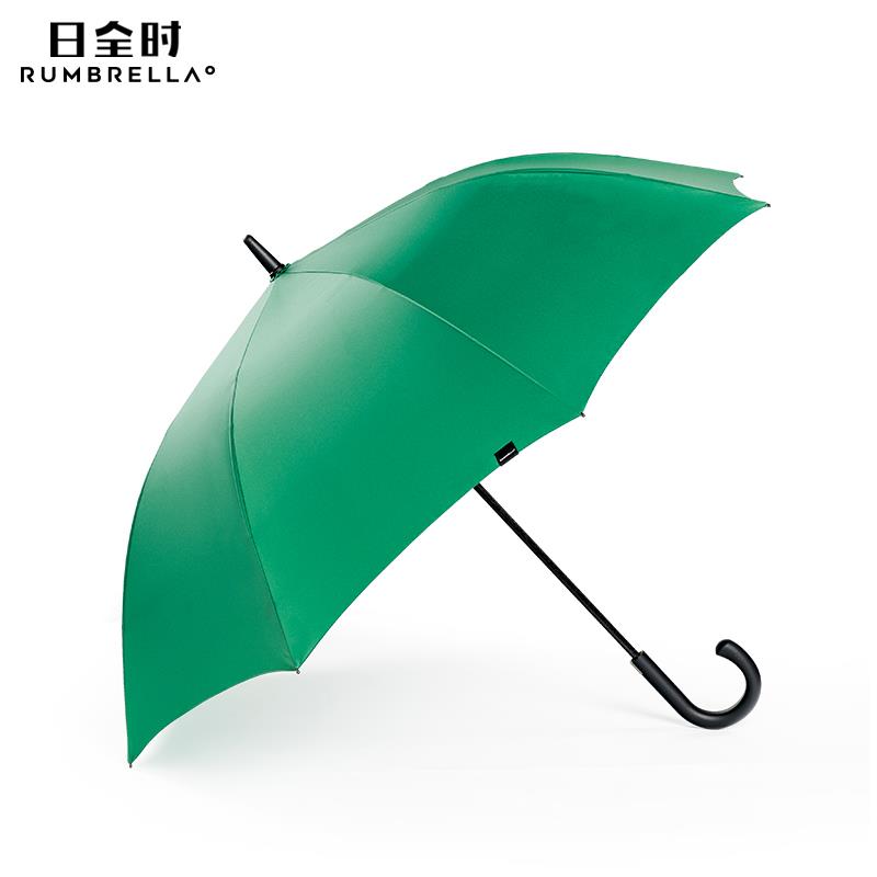 正品全日时加大加厚固纯色暴雨用抗风直专柄雨伞高端加商务双人长图片
