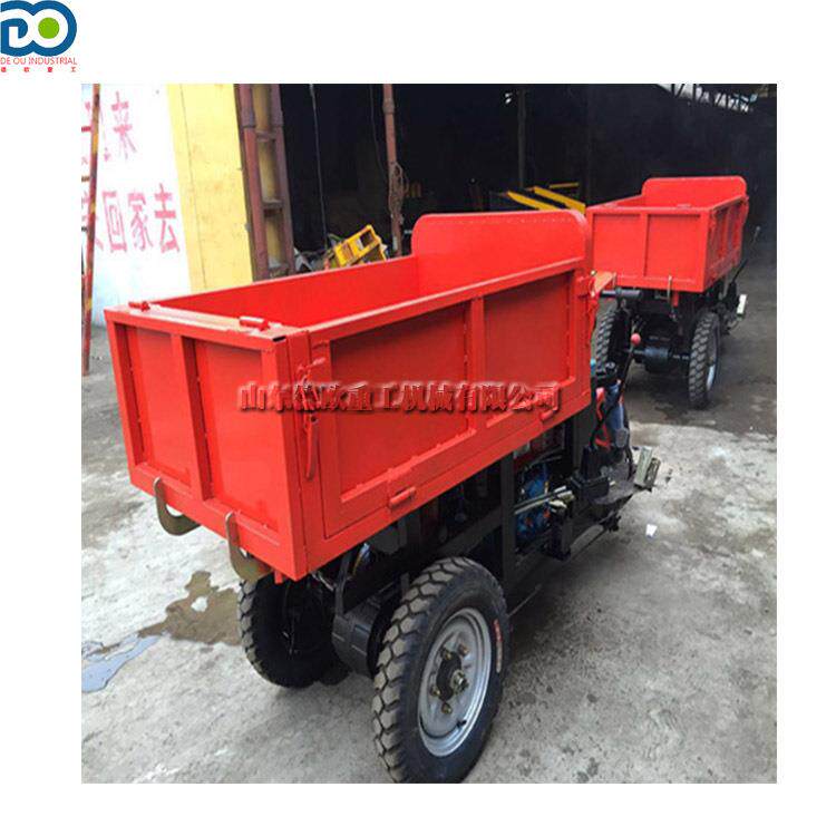 小型电动三轮车 矿用自卸工程货运车 家用农田粮食拉运车工地运料