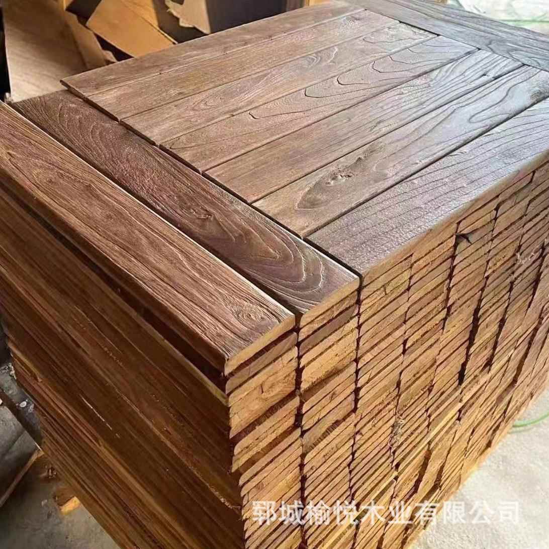 老榆木架货架木实板超市菜瓜果DZL蔬置物架货装饰木板楼梯踏步板