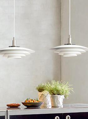 法式奶油风升降PH5飞碟灯餐厅吊灯北欧简约中古风岛台茶室轨道灯