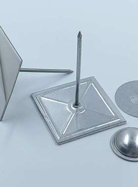 63.5mm2.5inch保温自粘钉38mm 垫片22mm盖帽电商保温钉3件套