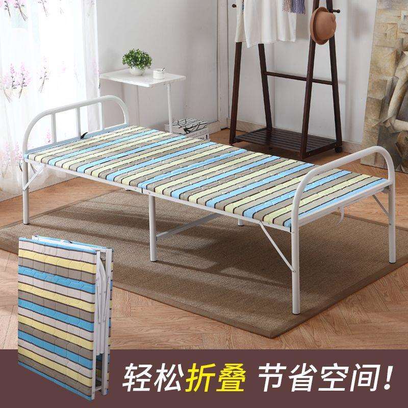 折叠床单人板式床收缩床木板床午休床成人家用单人床隐形床简易床
