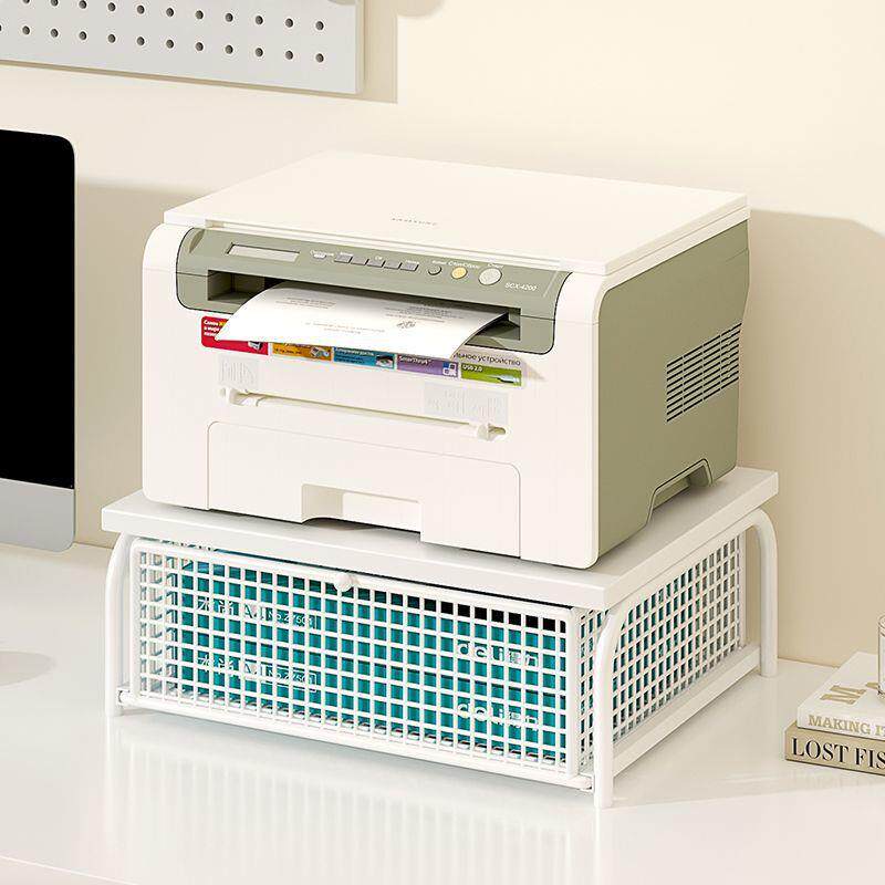 打印机置物架双层小型放架办公室公办桌桌面厂家直供台面置印机A4