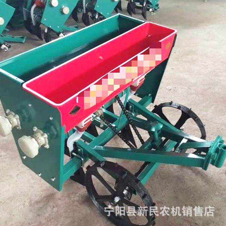 手扶拖拉机带的多用途小麦播种机旱稻蚕豆黄豆条播机种肥同施现货