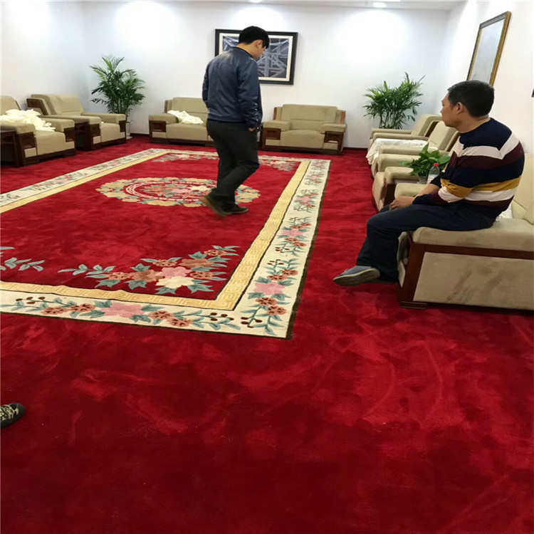 地毯地垫 电梯酒店会议室卧室客厅家用商用方块圆形腈纶羊毛