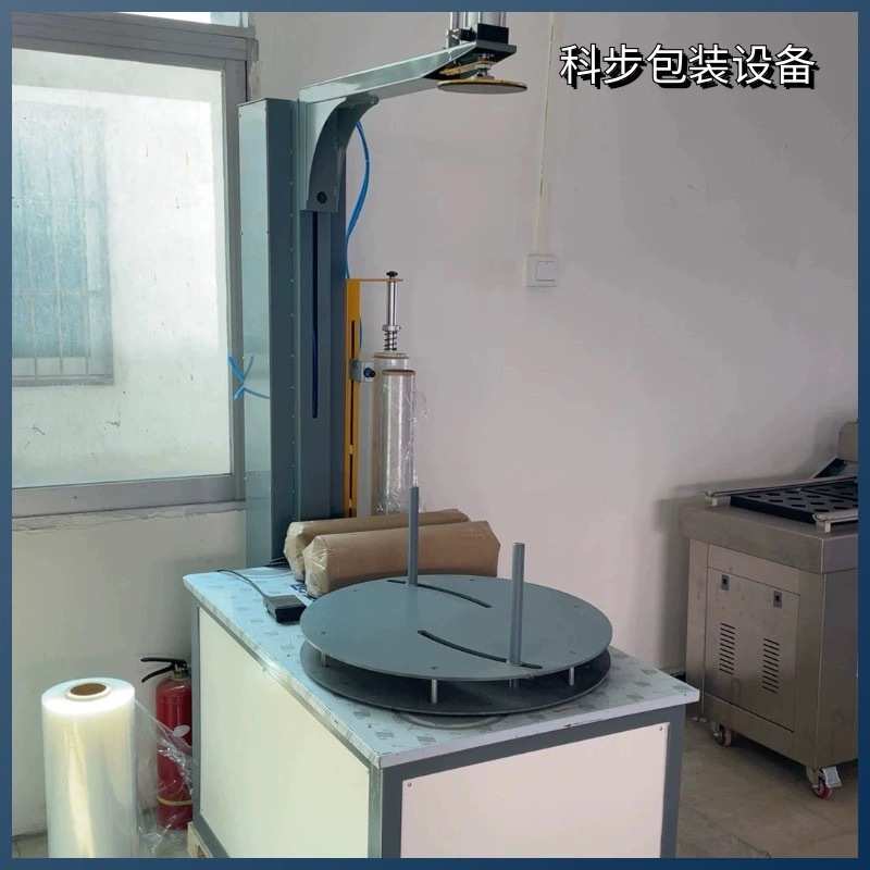 压顶缠膜机小型 胶带缠绕机纸箱自动裹膜机泡沫箱缠绕包装机打包