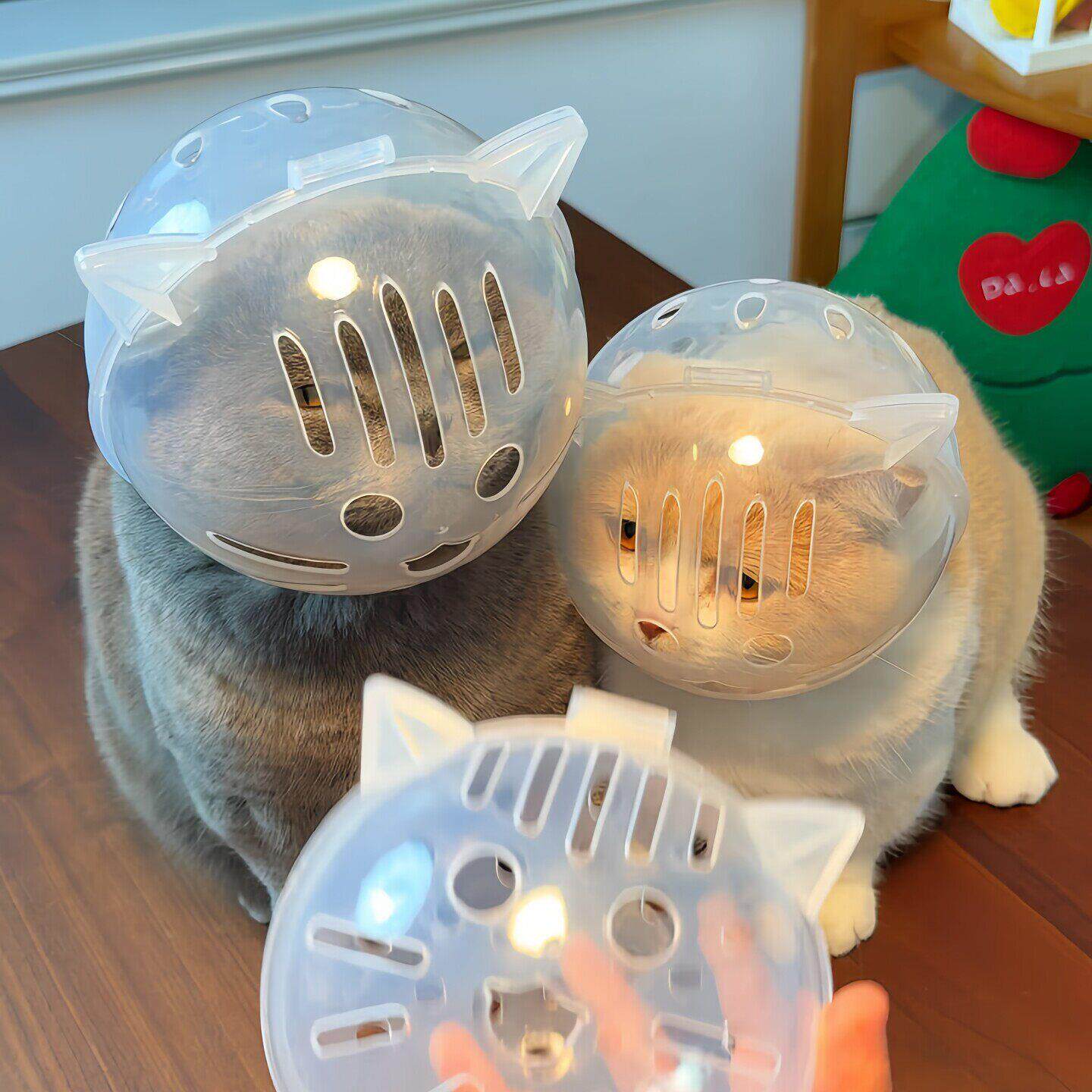 猫头套辅助固定太空头罩洗澡剪指甲打架宠物器伊丽莎白圈