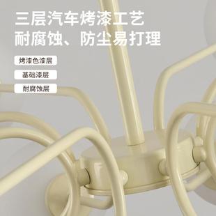 枝形吊现卧代简约客厅702室房间灯灯奶油风具分子魔豆枝形吊灯