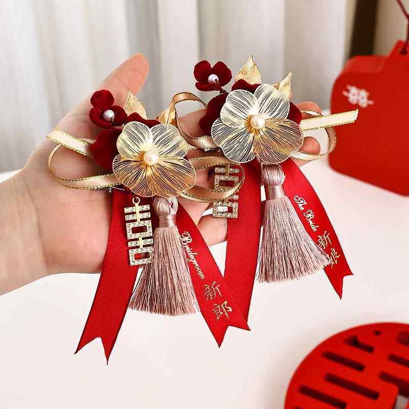 新款胸花婚礼全套家人结婚新郎新娘父母备婚襟花高级感胸针用品大,节庆用品/礼品,胸花,淘宝优惠券,粉丝福利购,淘宝优惠卷