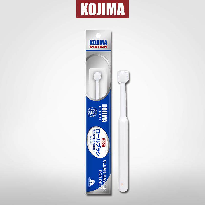 kojima宠物牙刷360度QFW猫咪牙刷狗牙刷清洁牙齿除口臭用品