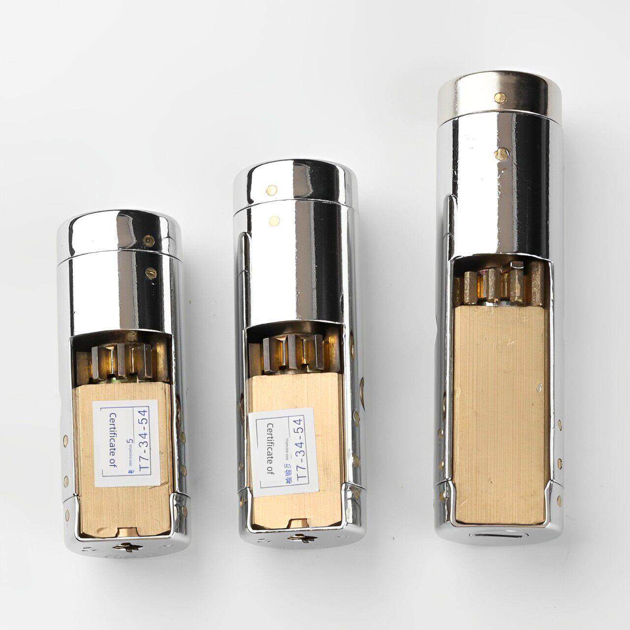 适配王力防盗门专用特能齿轮锁芯 自动9齿轮C级叶片多轨道锁芯78