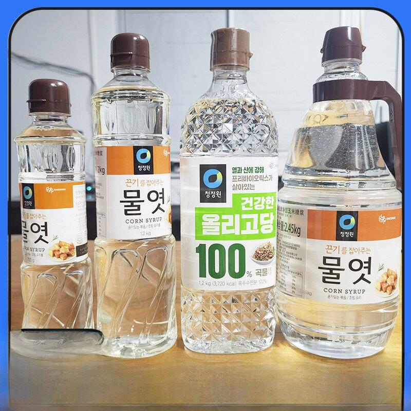 韩国清净园糖稀玉米糖浆低聚糖稀水怡果糖牛轧糖700g水饴1.2kg