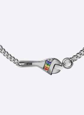 「人间扳手」项链高级彩虹原创设计师2023时尚潮流个性精致礼物