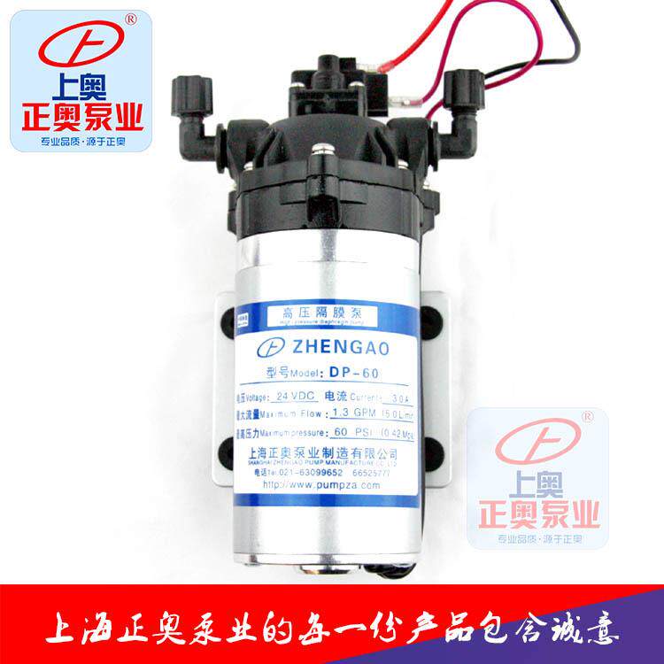 正奥泵业DP-130微型12V高压工程塑料电动隔膜泵