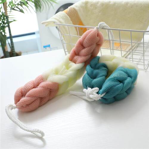 Long Bathing Sponge, Universal Nylon Double-Headed Hanging B