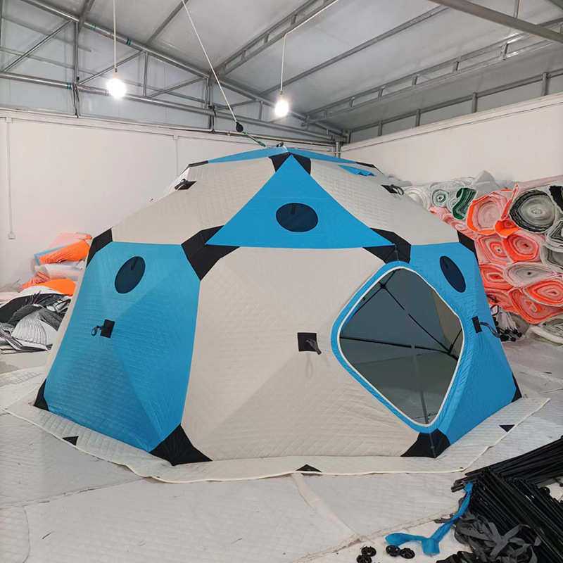 八角户外棉帐篷冬季钓鱼保温帐篷棉布保暖防寒多人雪钓屋厂家现货