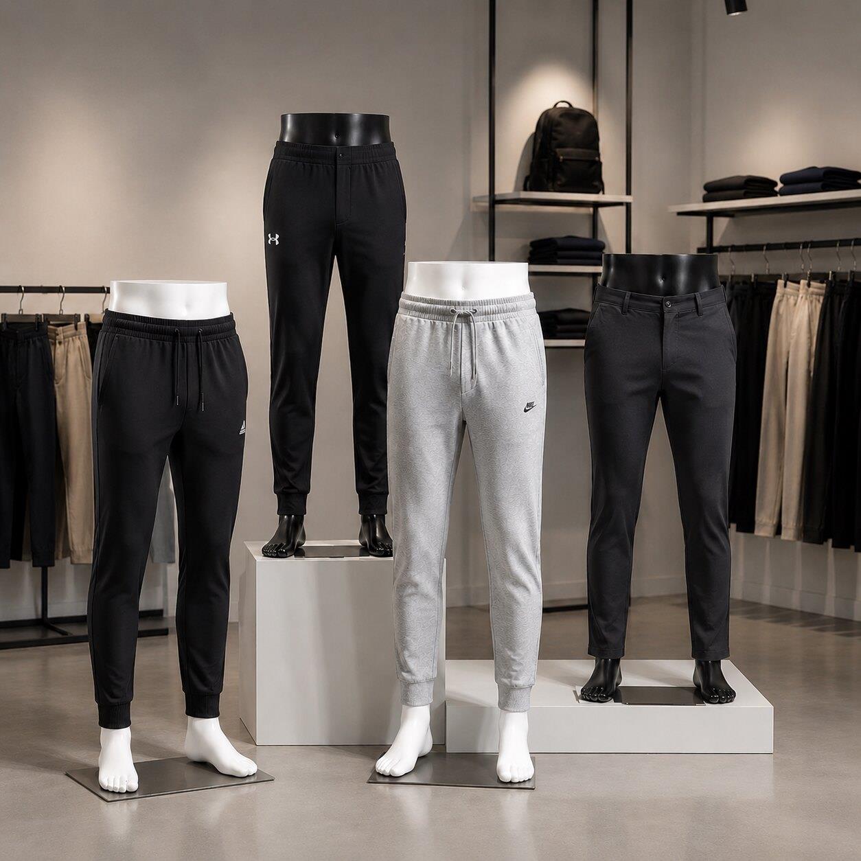 服装店女士裤模男士裤模台裤架裤子展示道具半身橱窗全身模特架子