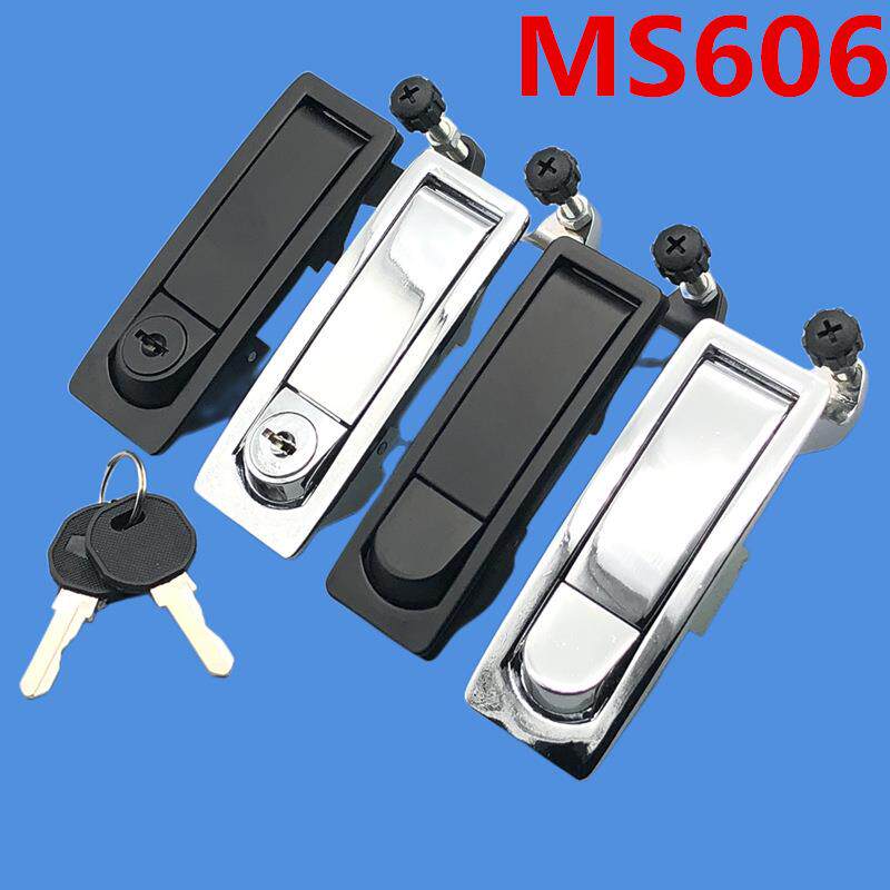 电箱锁MS606-1电柜锁配电箱锁机柜锁MS606平面机箱电柜箱弹锁