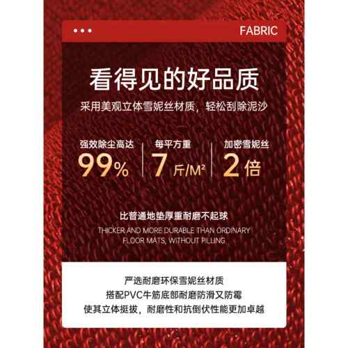 通用型家用新滑款入户地商用耐土免洗垫大门脏口蹭脚垫垫店铺迎门