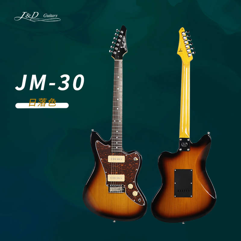 电吉他 J&D guitars 电吉他粉红色电吉他男生女生用JAZZMASTER