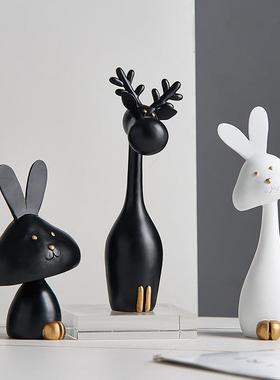 北欧简约桌面小摆件创意儿童卧室房间布置摆设玄关客厅家居装饰品