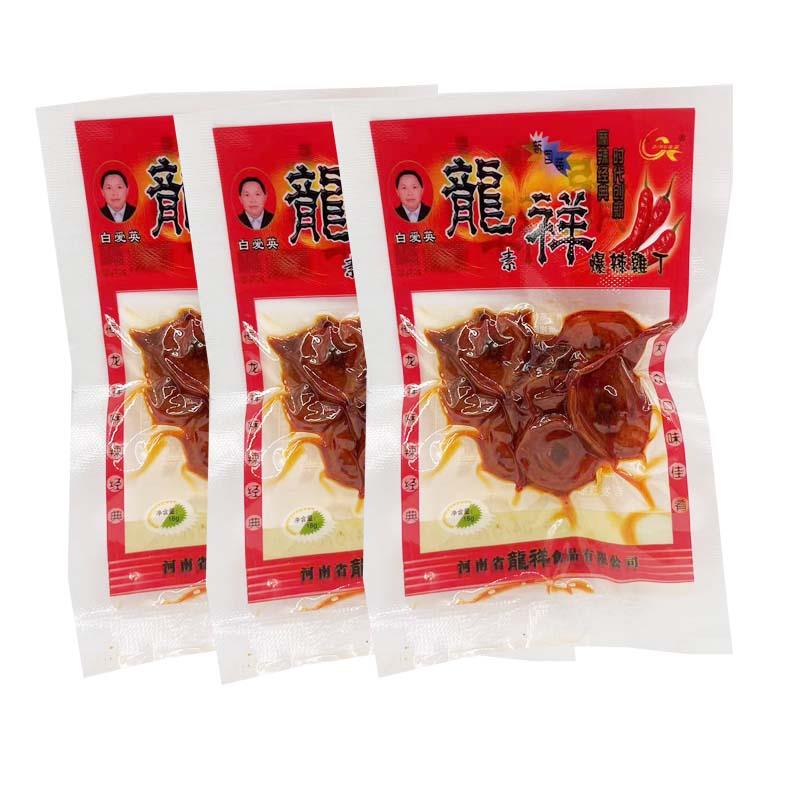 龙祥素爆辣鸡丁18g辣条素肠面 面筋制品80儿时回忆休闲 小吃网红