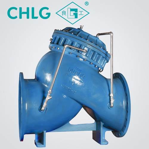 隔膜式多功能水泵控制阀法兰水力流量控制阀液压水位控制阀