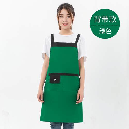 正品厨裙长尚袖防水防油韩版时罩衣成围人女男士可爱房工作服定制