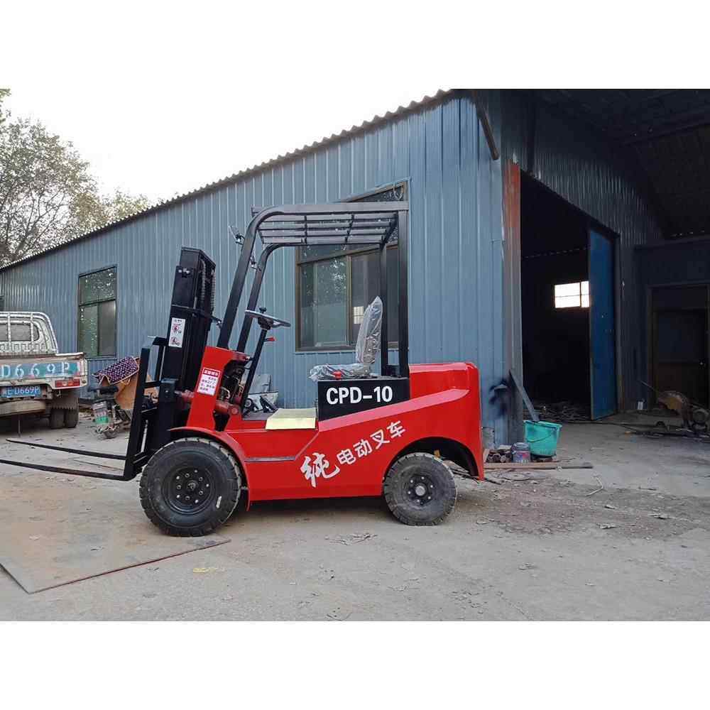 1吨2吨全电动叉车四轮座驾式全电动叉车新能源小型电动搬运车