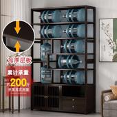 中式 博古架非实木茶柜置物架多层收纳架客厅落地多宝阁茶叶展示柜