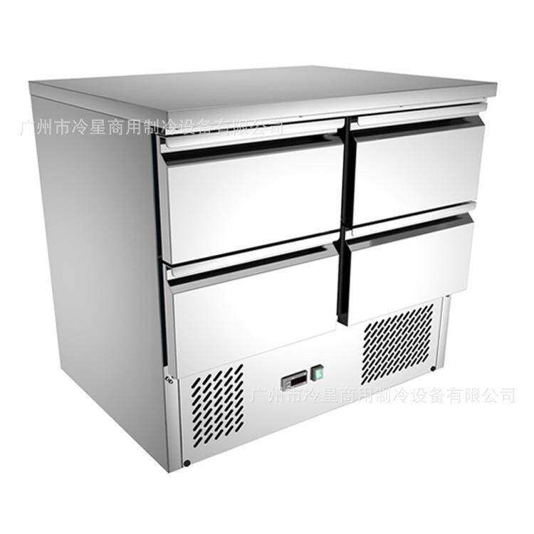 下置机组抽屉式冷藏工作台ome冰柜商用操作台风冷220V50hz冰箱
