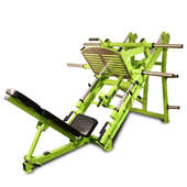 倒蹬训练器斜45度倒蹬机哈克深蹲器腿部臀桥提踵力量训练健身器材