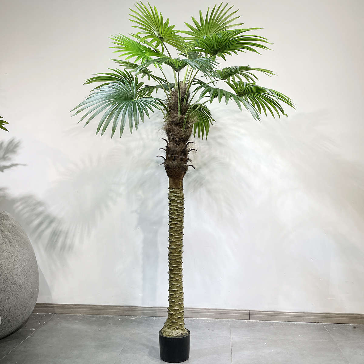 仿真蒲葵唐棕蒲棕榈叶落地假绿植物室内阳台橱窗庭院造景装饰摆设