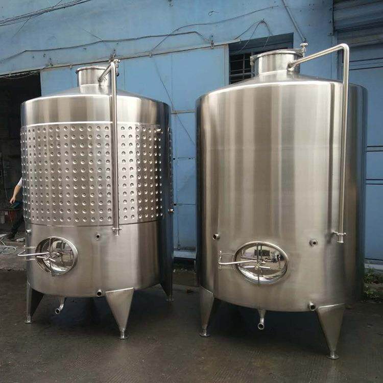 厂家加工葡萄酒发酵罐 储液罐不锈钢罐储 果酒酵素发酵罐