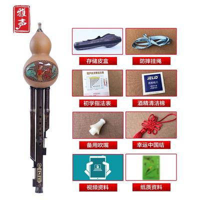 高档云南丝三音葫芦器初学专业演奏型成乐人降B调生C学调GF防摔可