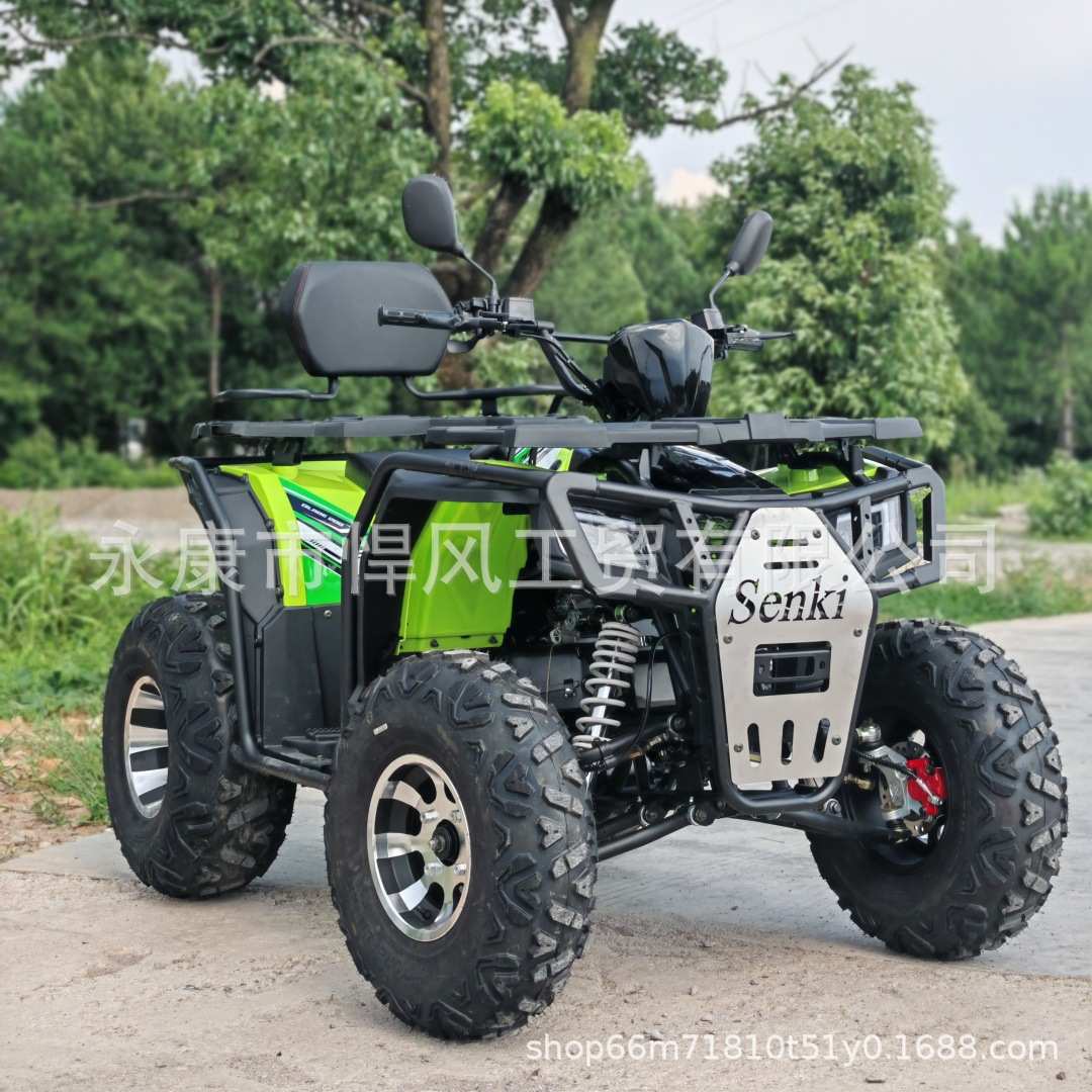 200cc大道骑旗奇沙滩车自动挡全地形atv丛林穿越四轮越野沙滩车