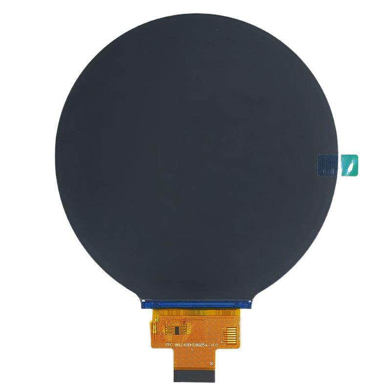 4寸 LCD圆屏 720x720 IPS屏幕 MIPI接口 圆形广告机LCD液晶显示屏
