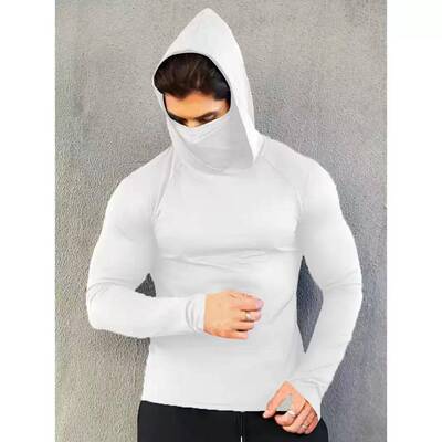 Shirt Hoodie Pack Mens Hooded Balaclava Long Sleeve With