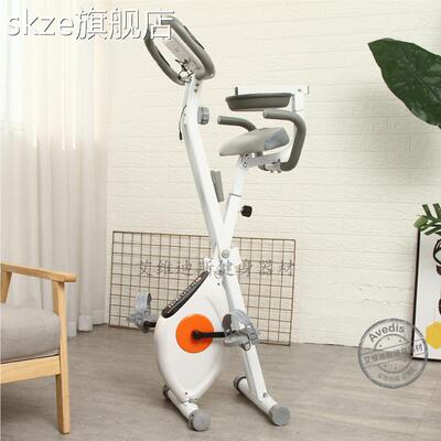 skze可折叠动感单车家用织带车室内健身车健身房器材锻炼摆件饰品
