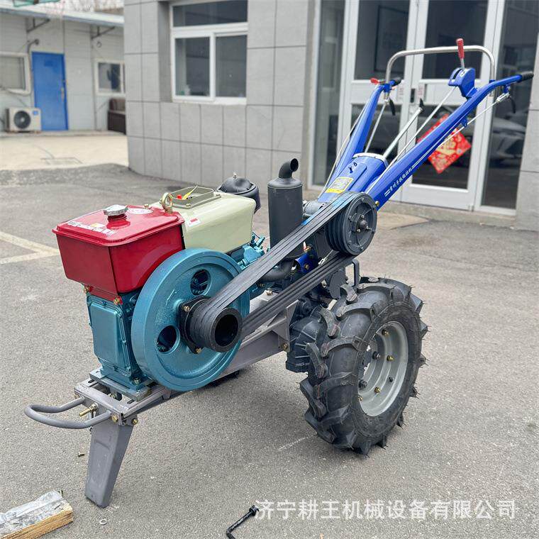 常柴151底盘20马力搭配多种农具手扶拖拉机 两轮开荒耙地拖拉机