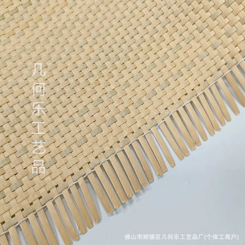 厂家散剪 新品仿藤编材料仿青胶密笪席笪diy装饰天花吊顶家具辅料