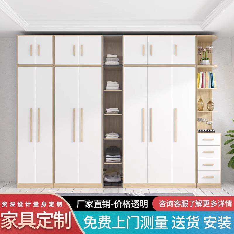 成安都屋家衣柜包具装橱柜现代简约推拉门全无品牌/轻奢风格极简