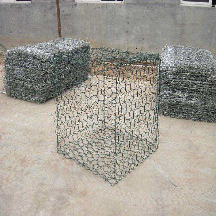 抗洪防汛镀锌铅丝网笼 2X1X1m石笼网箱 河道护坡加固铅丝笼