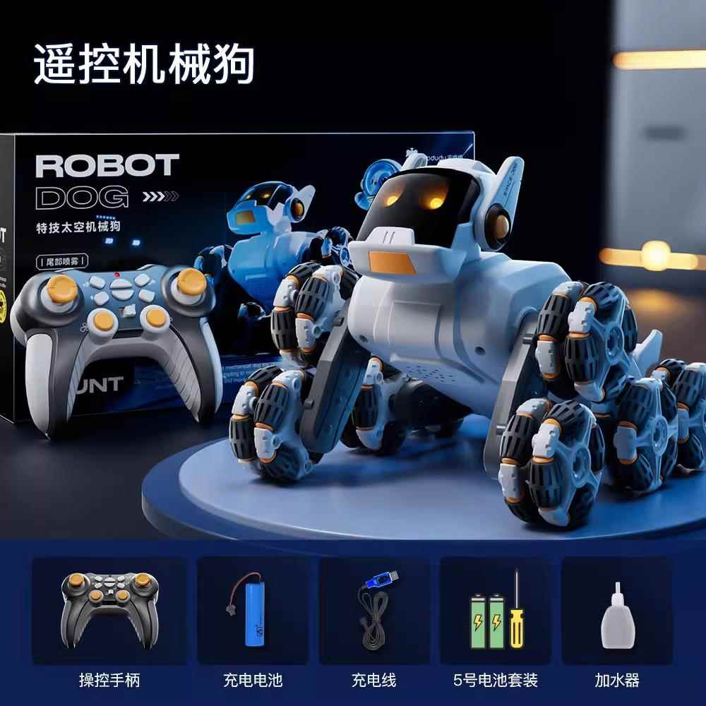 正品儿男童黑科技无线应车玩车电动智能机械具机感器狗遥控车孩礼